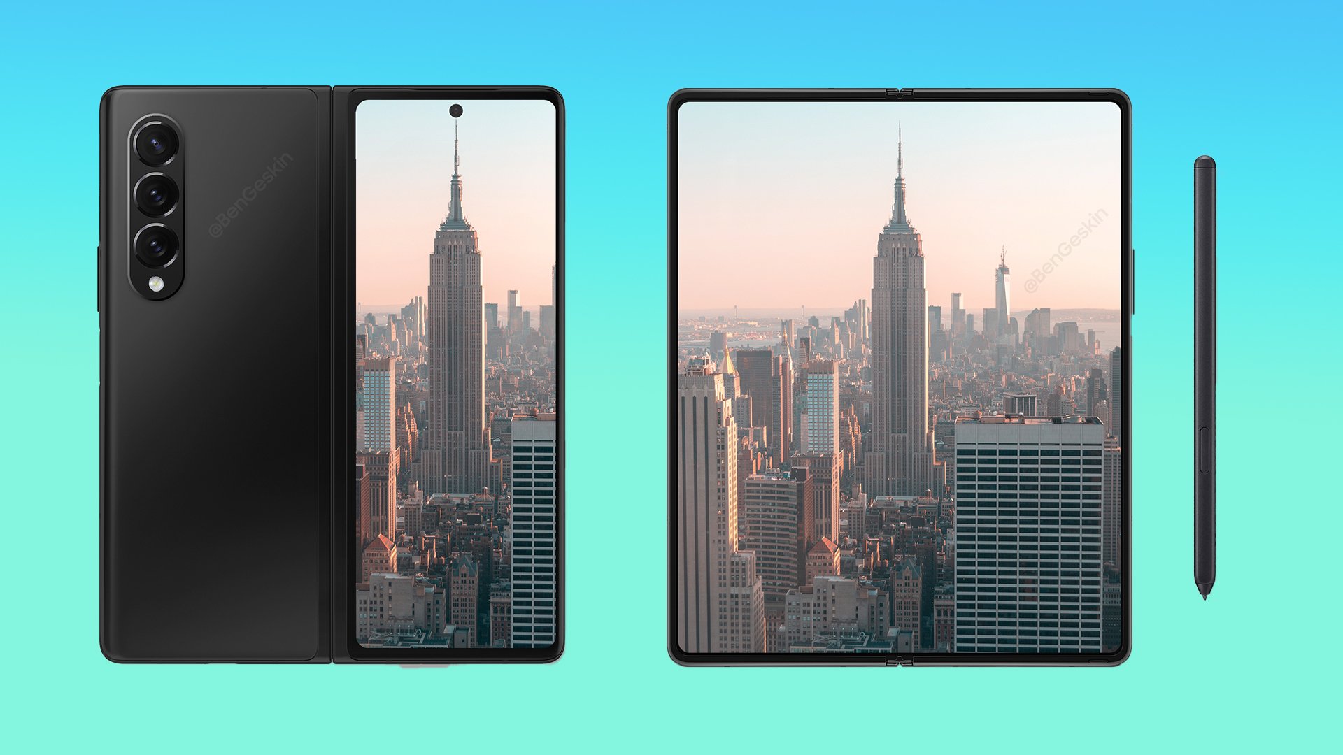 گوشی‌های Galaxy Z Fold 3 و Z Flip 3 در جدیدترین تصاویر لو رفته ظاهر شدند