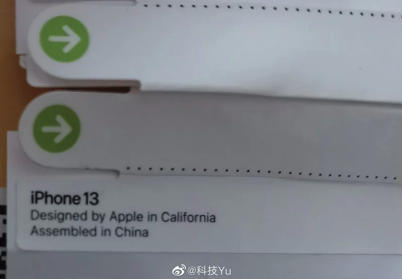برچسب‌های بسته‌بندی، از استفاده از نام آیفون ۱۳ برای آیفون‌های بعدی اپل خبر می‌دهند