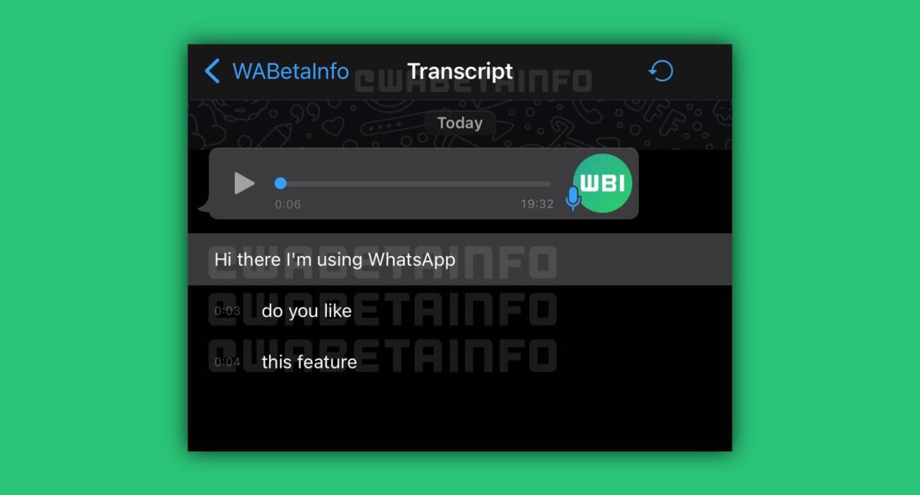 رونوشت پیام‌ها در واتساپ، راهکار فیسبوک برای فرار از شنیدن صوت‌های بلند