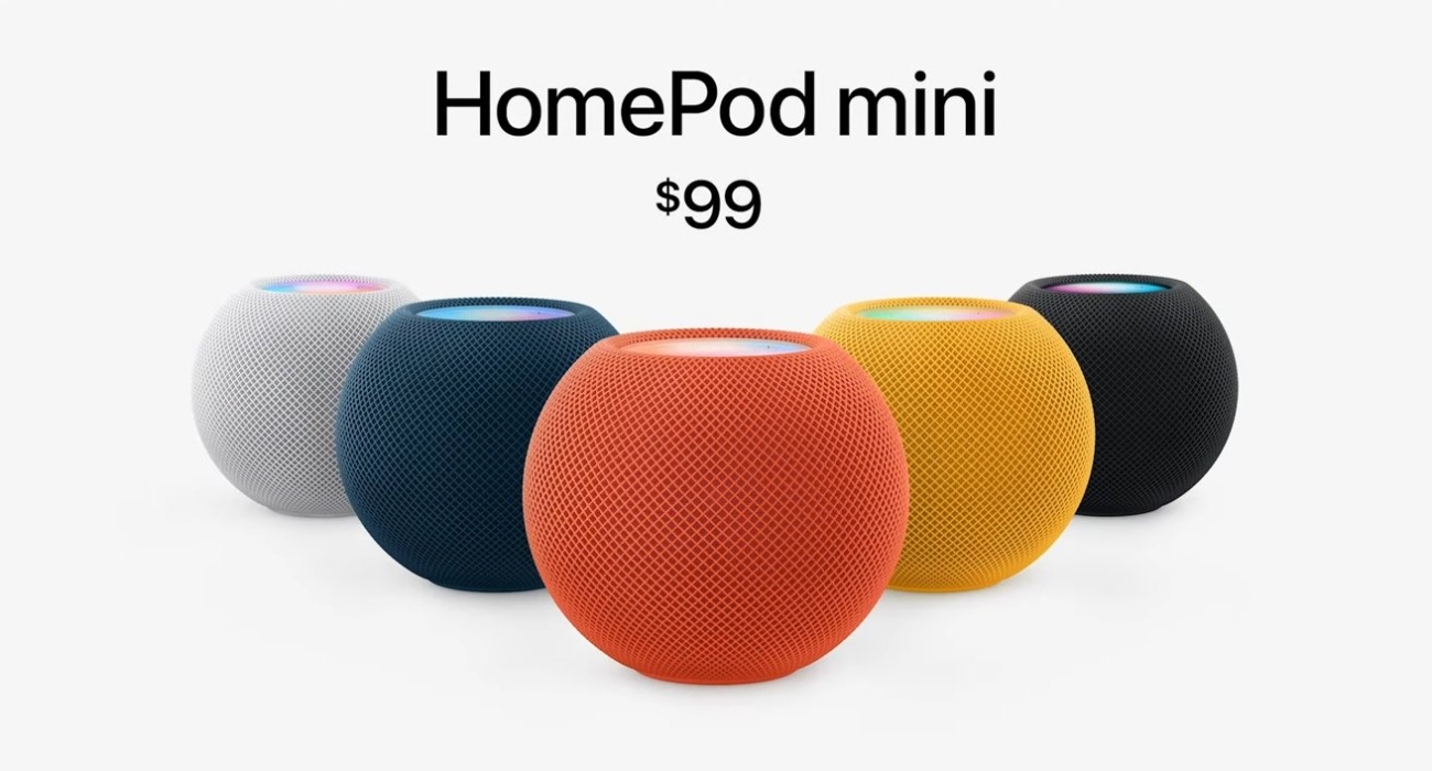 HomePod Mini اپل در پنج رنگ به بازار عرضه خواهد شد