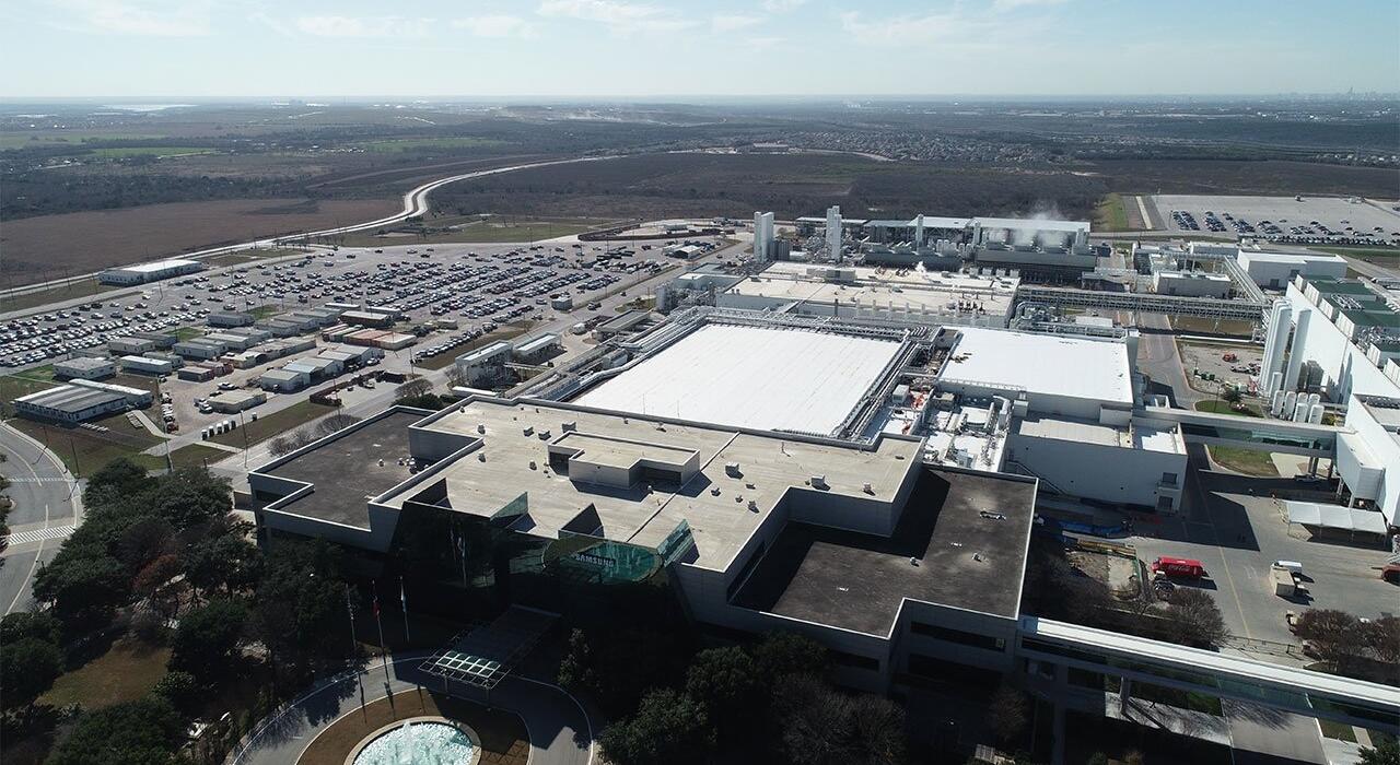 سامسونگ در شهر تیلور ایالت تگزاس کارخانه تولید  نیمه هادی ۱۷ میلیارد دلاری می‌سازد