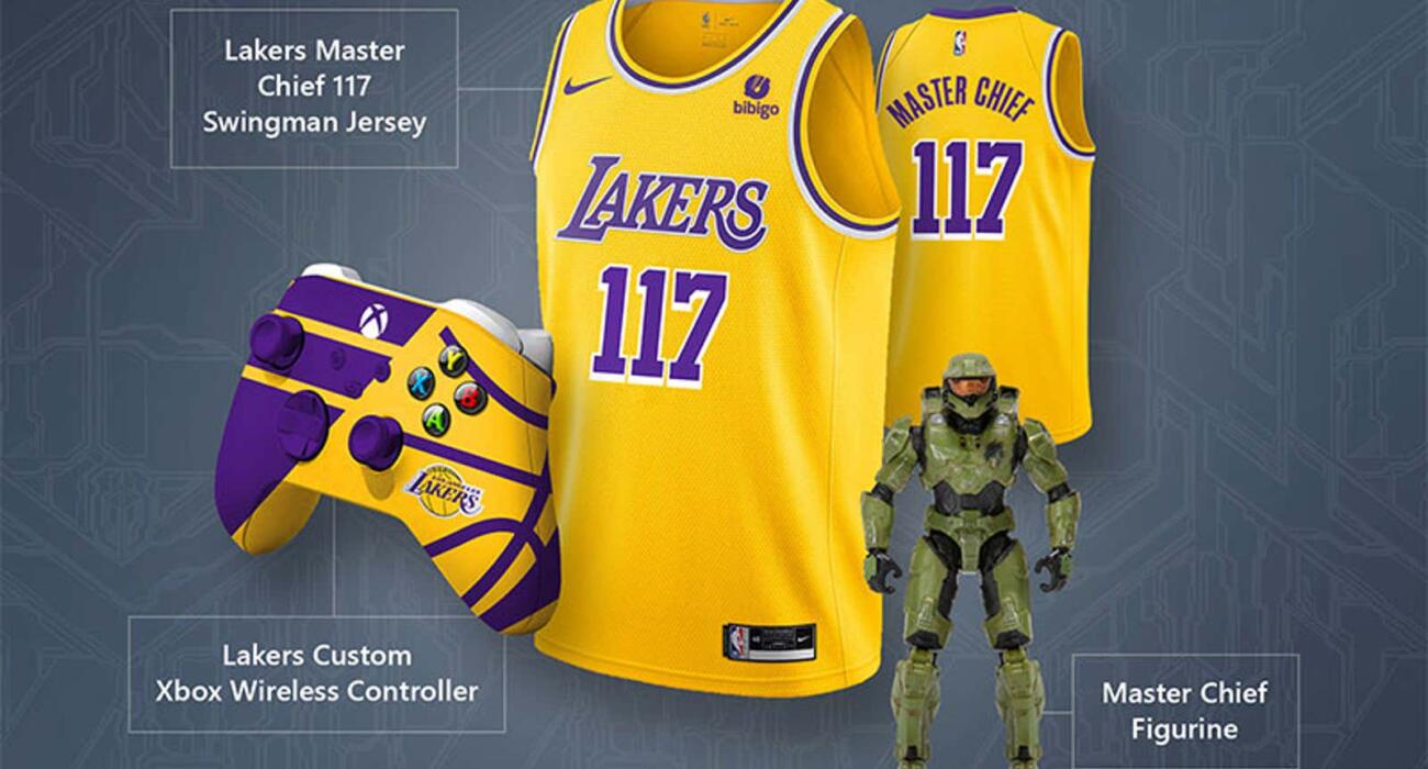 تیم لس‌آنجلس لیکرز (LA Lakers)، باندل جدید و نسبتاً عجبیب Halo را عرضه کرد