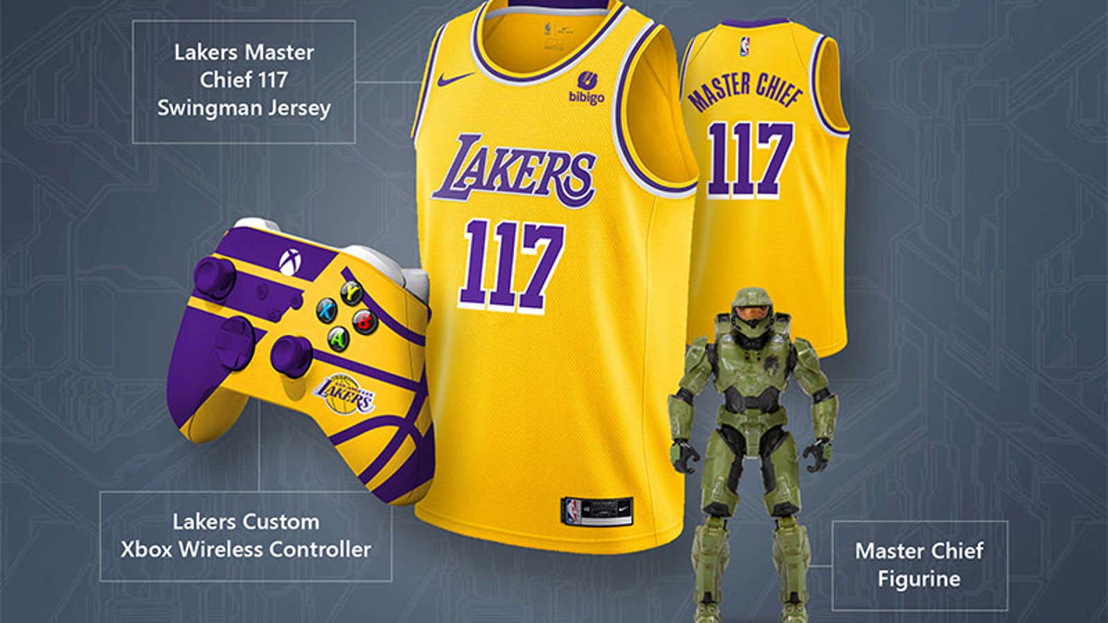 تیم لس‌آنجلس لیکرز (LA Lakers)، باندل جدید و نسبتاً عجبیب Halo را عرضه کرد