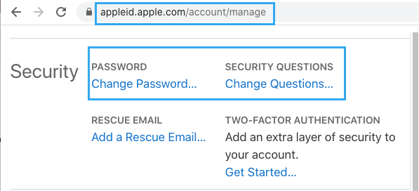 آموزش تغییر رمز اپل آیدی (Apple ID
