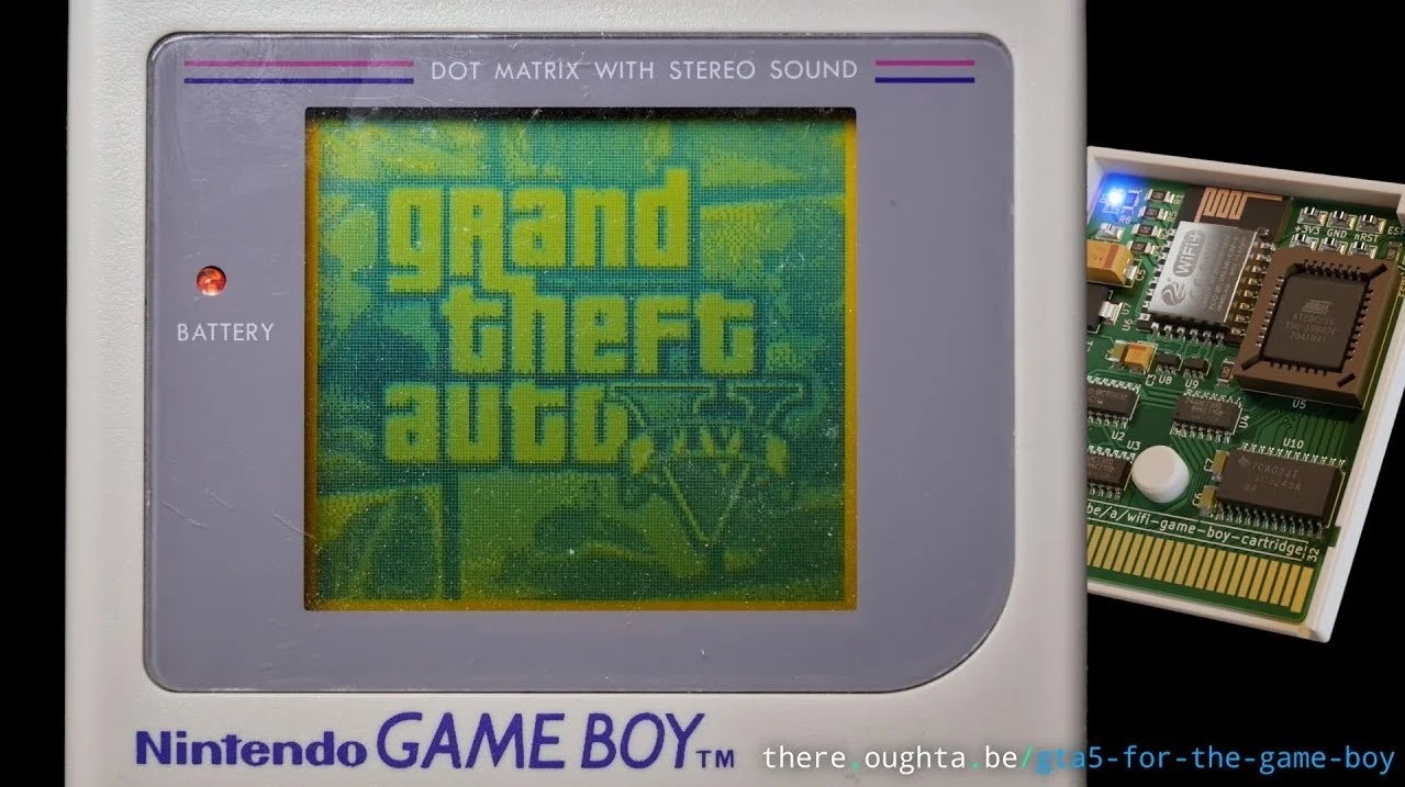 بازی GTA 5 حالا روی Game Boy قابل بازی شده است