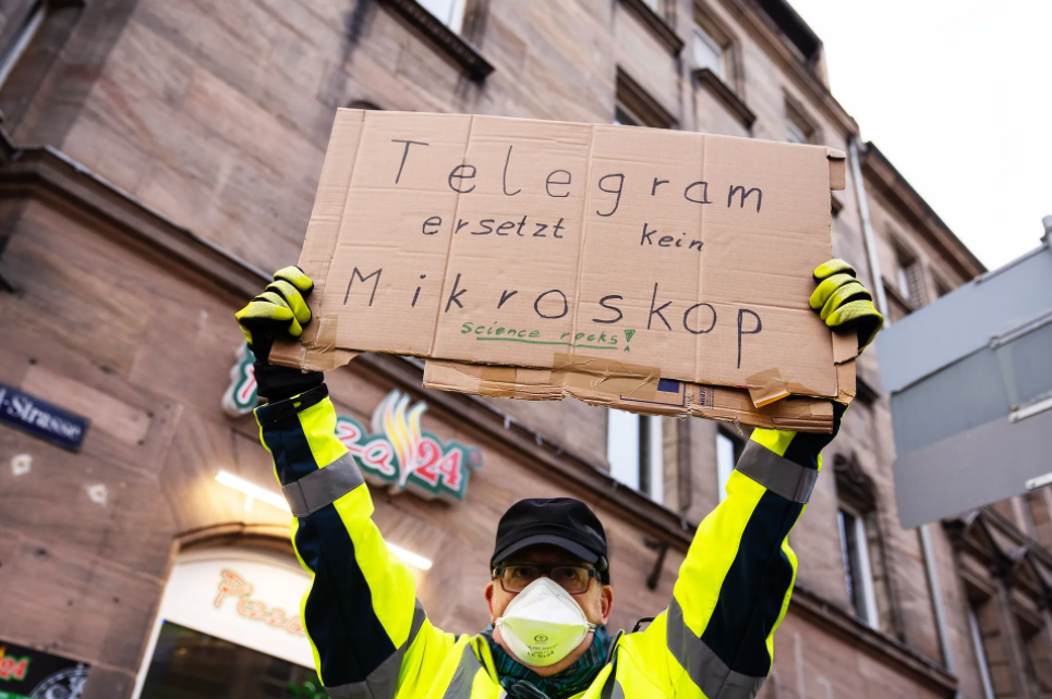 آلمان هم جمع مخالفان اپلیکیشن تلگرام پیوست!