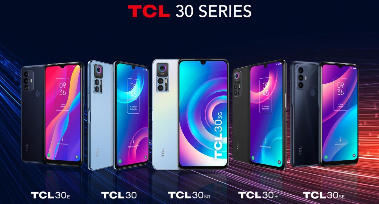 سری گوشی‌های هوشمند TCL 30 دستگاه‌های مقرون‌به‌صرفه 4G و 5G جدیدی دارد