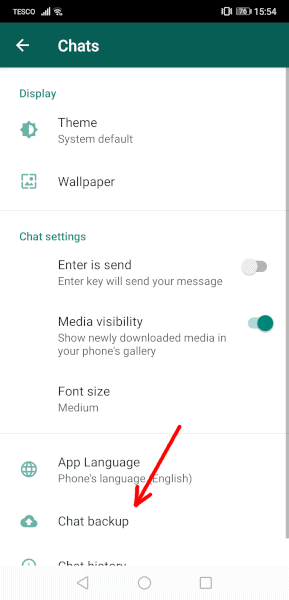 بکاپ گیری از واتساپ چیست