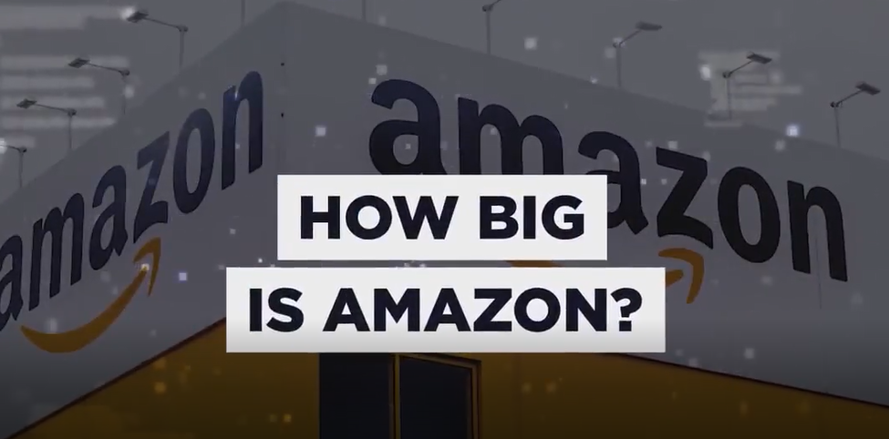 شرکت آمازون چقدر بزرگه؟