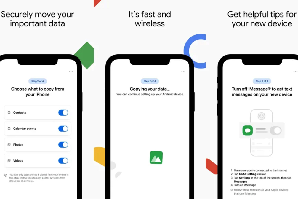 اپلیکیشن جابه‌جایی از آیفون به اندروید گوگل تا چند هفته‌ی آینده برای دارندگان پیکسل آماده می‌شود