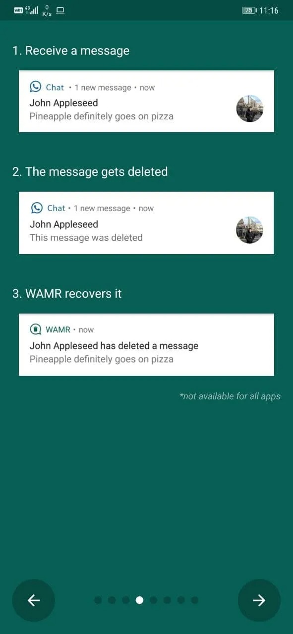چگونه پیام های حذف شده برنامه واتساپ را بخوانیم؟