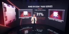 AMD از پردازنده‌های سری رایزن 7000 خود با فرکانس پایه 5 گیگاهرتزی رونمایی کرد