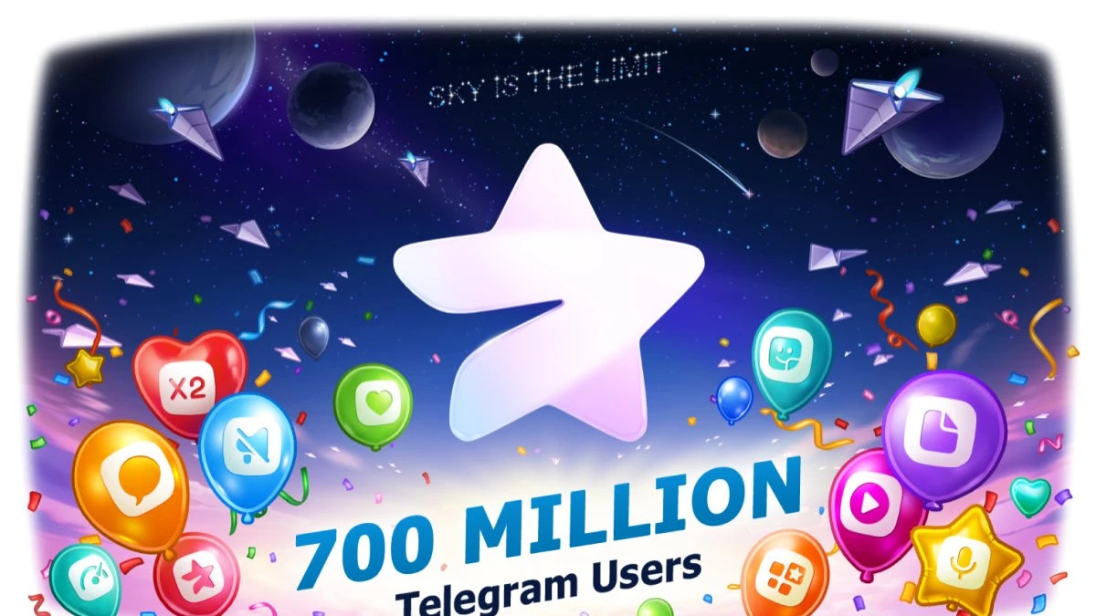تلگرام بیش از 700 میلیون کاربر فعال ماهانه دارد