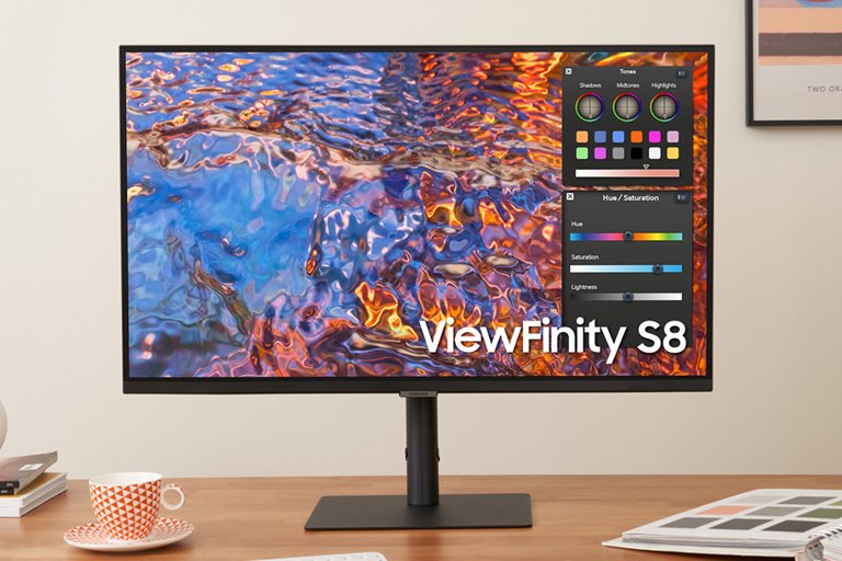 مانیتور View Finity S8 4K سامسونگ برای حرفه‌ای‌ها و تولیدکنندگان محتوا معرفی شد