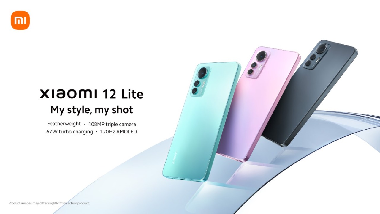 شیائومی از چهار رنگ گوشی Xiaomi 12 Lite رونمایی کرد