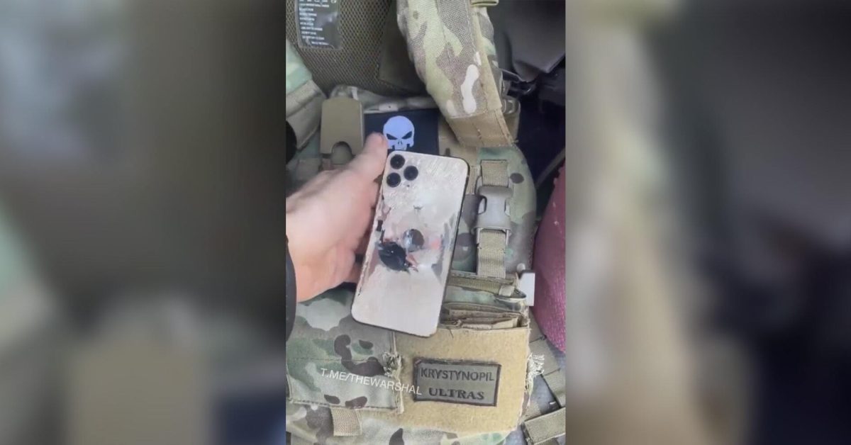 یک سرباز اوکراینی جان خود را به کمپانی اپل مدیون شد
