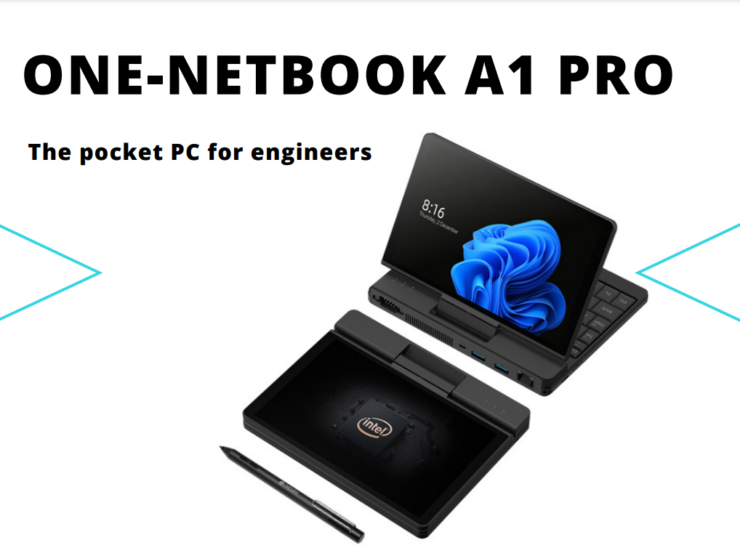ONE-NETBOOK A1 Pro مختص مهندس‌های فناوری اطلاعات ساخته می‌شود